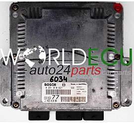CALCULATEUR MOTEUR PEUGEOT 406 2.0 HDI BOSCH 0281010627, 0 281 010 627, 9642301880, 96 423 018 80, 9640938680