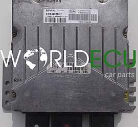 CENTRALINA MOTORE CITROEN PEUGEOT SIEMENS 5WS40024E-T, 5WS40024ET, SW 9646449380, HW 9644302380