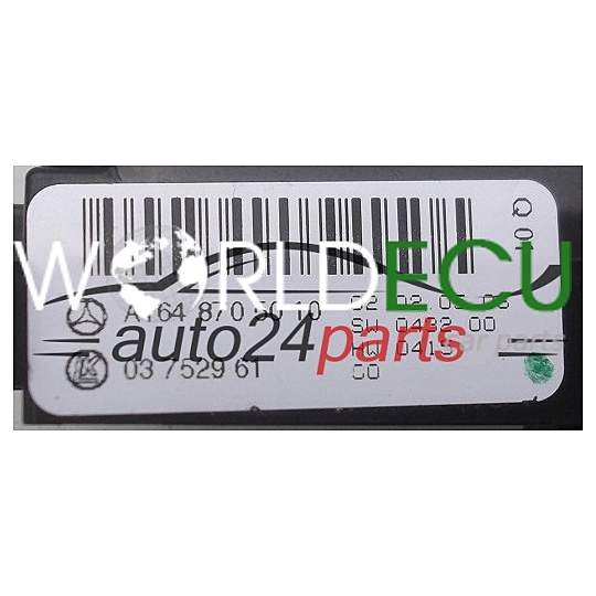 HEATING AND AIR CONDITIONING CONTROL MERCEDES ML W164 A 164 870 50 10, A1648705010, 03 7529 61, 03752961