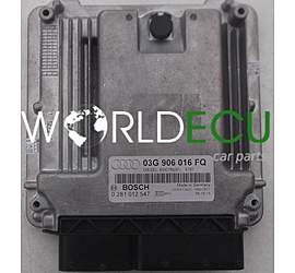 ECU ENGINE CONTROLLER AUDI A4 2.0 TDI BPW BOSCH 0 281 012 547, 0281012547, 03G 906 016 FQ, 03G906016FQ, EDC16U31