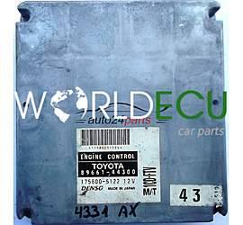 ECU ENGINE CONTROLLER TOYOTA AVENSIS 2.0 D4-D 1CD-FTV 8966144300, 89661-44300, 1758005122, 175800-5122
