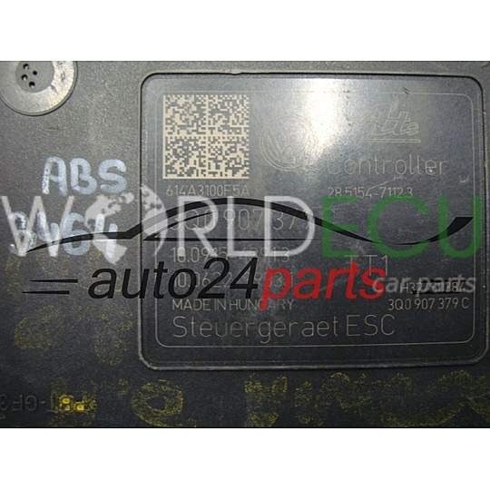 Abs Pump Module AUDI VOLKSWAGEN SEAT 3Q0 614 517C, 3Q0614517C, 10.0220-0526.4, 10022005264, 3Q0907379C