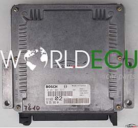 CENTRALINA MOTORE CITROEN C5 PEUGEOT 406 2.0 HDI BOSCH 0 281 001 977, 0281001977, 96 351 565 80, 9635156580
