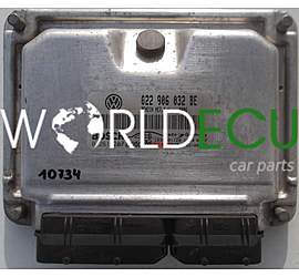 ECU ENGINE CONTROLLER VW VOLKSWAGEN TOUAREG 3.2 V6 BOSCH 0 261 207 565, 0261207565, 022 906 032 BE, 022906032BE