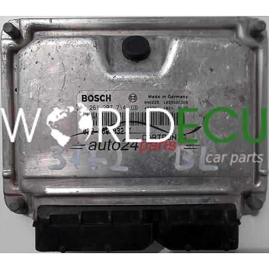 CENTRALINA MOTORE PORSCHE CAYENNE 3.2 022906032T, 022 906 032 T, BOSCH 0261207714, 0 261 207 714 CARTRONIC 1039S02329