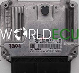 CENTRALINA MOTORE VW VOLKSWAGEN GOLF MK5, BOSCH 0 261 S06 488, BOSCH 0261S06488, 03C 906 016 BM, 03C906016BM, MED17.5.5