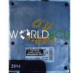 ECU ENGINE CONTROLLER TOYOTA YARIS 1.0 1SZ-FE FUJITSU 211000-7210 2110007210, 89661-52060 8966152060