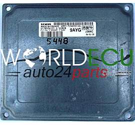 MOTORSTEUERGERÄT ECU STEUERGERÄT  FORD FOCUS FIESTA SIEMENS S118934101 G, S118934101G, FoMoCo 4M51-12A650-HG, 4M5112A650HG, 9AYG, SIM28