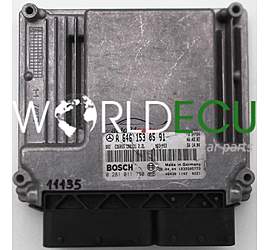 ECU ENGINE CONTROLLER MERCEDES VITO 2.2, BOSCH 0 281 011 790, 0281011790, A 646 153 05 91, A6461530591