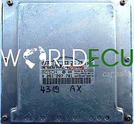 ECU ENGINE CONTROLLER MERCEDES W209 CLK320 A1121532679, 1121532679, A 112 153 26 79 BOSCH 0261207781, 0 261 207 781