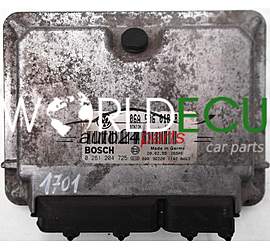 CENTRALINA DO MOTORE SEAT LEON TOLEDO 1.8 06A906018B, BOSCH 0261204725