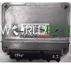 CENTRALINA DO MOTORE SEAT IBIZA SKODA FABIA VW POLO 1.2 BME 03E906023D, 03E 906 023 D, SIEMENS VDO 5WP40502 04