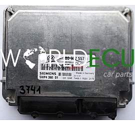 CENTRALINA MOTORE VW VOLKSWAGEN PASSAT 1.6 3B0907557D, 3B0 907 557 D SIEMENS 5WP4360 01, 5WP4 360 01