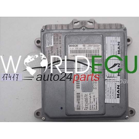 БЛОК УПРАВЛЕНИЯ ДВИГАТЕЛЕМ MAN F2000 BOSCH 0 281 020 009, 0281020009