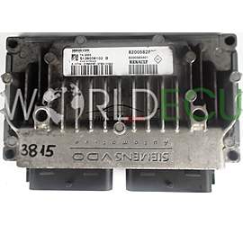 COMPUTADOR CAIXA DE VELOCIDADES AUTOMÁTICA  RENAULT MODUS 1.6 TA 2005 S126028102B, S126028102 B, 8200582809, 8200563401