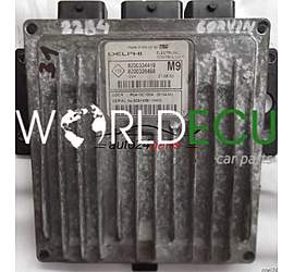ECU ENGINE CONTROLLER RENAULT MEGANE SCENIC NISSAN MICRA 1.5 DCI DELPHI R0410C100A, 8200334419, 8200326498 M9