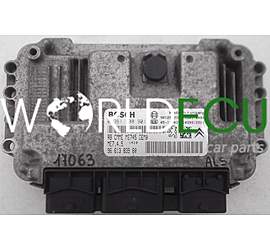 CENTRALINA MOTORE PEUGEOT CITROEN 1.6 BOSCH 0 261 208 901, 0261208901, 96 613 839 80, 9661383980