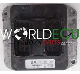 MOTORSTEUERGERÄT ECU STEUERGERÄT  OPEL ASTRA ZAFIRA 1.8 X18XE1 SIEMENS 5WK9 5 160, 5WK95160, GM 90 582 539, 90582539