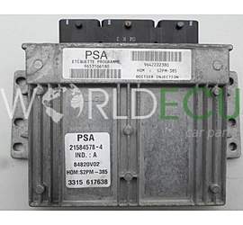 CENTRALINA MOTORE 21584578-4 / PSA 9653106180 / 9642222380 / S2PM-385 / 84820V02