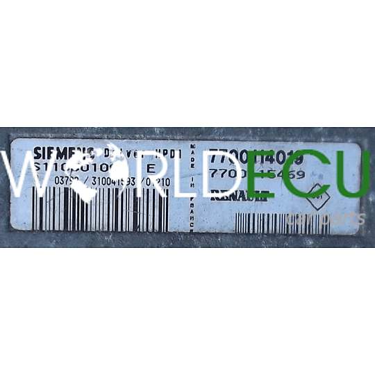 CALCULATEUR MOTEUR RENAULT MEGANE COUPE 2.0 SIEMENS S110601001 E, S110601001E, 7700114019, 7700115469
