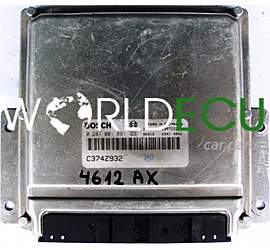 CENTRALINA MOTORE ALFA ROMEO 156 1.9 JTD BOSCH 0281001891, 0 281 001 891, C374Z932