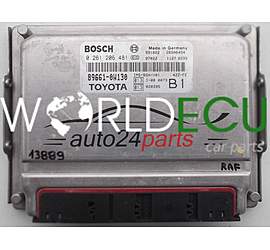 ECU ENGINE CONTROLLER TOYOTA COROLLA AVENSIS BOSCH 0 261 206 481, 0261206481, 89661-0W130, 896610W130