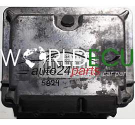 MOTORSTEUERGERÄT ECU STEUERGERAT SEAT LEON TOLEDO 1.8 06A906018GC, BOSCH 0261206587