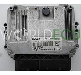 CENTRALINA MOTORE ALFA ROMEO 147 1.9 JTDM BOSCH 0 281 012 858, 0281012858, 55204755 937, 4D34A3ABM, 1039S12192