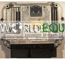 ECU ENGINE CONTROLLER HYUNDAI I30 0281016491 / 391142A410 / 39114-2A410 / A1FD400MNWEHIT3U / 1039S37905