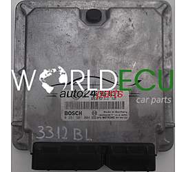 CENTRALINA MOTORE VW VOLKSWAGEN GOLF 1.6 036906013D, 036 906 013 D, BOSCH 0 261 S01 004, 0261S01004, BENZIN MED7.5.11 5129 1039S02877