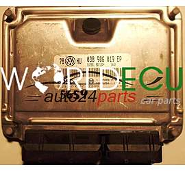 CENTRALINA MOTORE VW VOLKSWAGEN PASSAT 1.9 TDI 038906019EP, 038 906 019 EP, BOSCH 0 281 010 701, 0281010701, 28SA5254