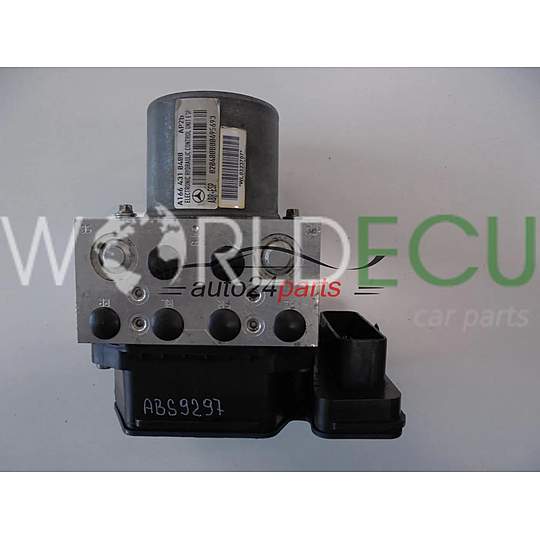 POMPE HYDRAULIQUE ET CALCULATEUR d'ABS MERCEDES BENZ A1664310400 A1669016303