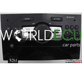 RADIO CD MP3 OPEL CORSA 344 183 129 / 344183129 / 13 257 029 YB / 13257029YB / CD30