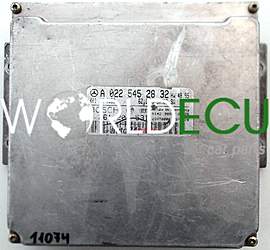 ECU ENGINE CONTROLLER MERCEDES S320 2.8, BOSCH 0 261 204 531, 0261204531, A 022 545 28 32, A0225452832