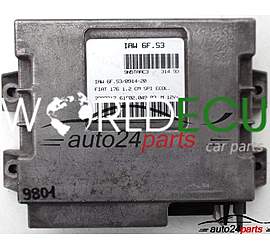 ECU ENGINE CONTROLLER FIAT 176 PUNTO 1.2 12V, IAW 6F.S3, IAW6FS3, IAW6FS3/0914-20, 61602.049.03