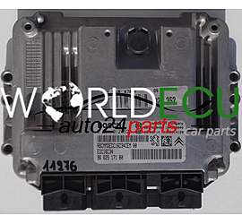 CENTRALINA DO MOTORE PEUGEOT 207 1.4 HDI BOSCH 0 281 012 526, 0281012526, 96 625 171 80, 9662517180, 9657699480 EDC16C34, 1039S14120