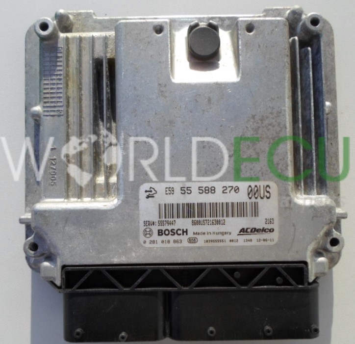 Calculateur Moteur (ECU) Bosch 0281019798 Pour Opel Corsa D 1.3 CDTI - Pièce D'occasion Fonctionnelle
