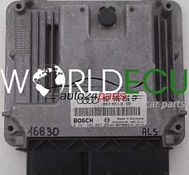 MOTORSTEUERGERÄT ECU STEUERGERAT AUDI 2.0 FSI BOSCH 0 261 S02 065, 0261S02065, 06F 906 056 CP, 06F906056CP