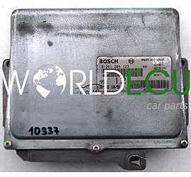 CENTRALINA MOTORE CITROEN ZX, PEUGEOT 1.8, BOSCH 0 261 204 123, 0261204123, 96 245 184 80, 9624518480