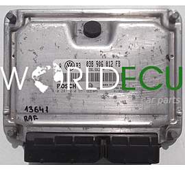 CENTRALINA MOTORE VOLKSWAGEN GOLF BOSCH 0 281 010 651, 0281010651, 038 906 012 FB, 038906012FB