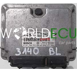 CENTRALINA MOTORE VW VOLKSWAGEN GOLF 2,3 V5 VR5 071 906 018, 071906018, BOSCH 0 261 204 753, 0261204753, MOTORSTEUERUNG U03 26SA5226