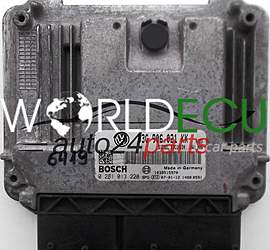 CENTRALINA MOTORE VOLKSWAGEN GOLF 2.0 TDI BOSCH 0 281 013 228, 0281013228, 03G 906 021 KK, 03G906021KK, EDC16U34