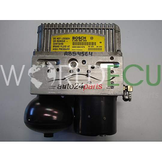 ABS POMPA CENTRALINA MERCEDES BENZ BOSCH 0 265 250 082, 0265250082, A0054315012, 0265960023