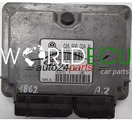 CENTRALINA MOTORE SEAT IBIZA 1.4 BBY 036906034AL, 036 906 034 AL, 61600.644.04, IAW4MV.AL, IAW4MVAL