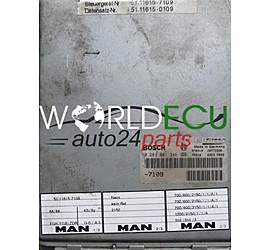 ECU CENTRALITA DE MOTOR MAN BOSCH 0 281 001 346, 0281001346, 51 11615-7039, 51116157039