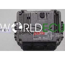 ECU ENGINE CONTROLLER FORD FIESTA FUSION 1.6 TDI BOSCH 0 281 011 612, 0281011612, FoMoCo 6S61-12A650-VA, 6S6112A650VA, 5DSA