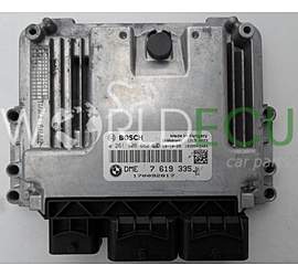 Engine control unit - ECU controllers MINI COOPER 1.6 BOSCH 0 261 S06 662, 0261S06662, DME 7 619 335, DME7619335, 7619335