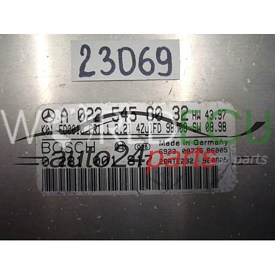 Motorsteuergerät ECU Steuergerät MERCEDES BENZ BOSCH 0 281 001 817, 0281001817, A 022 545 80 32, A0225458032, CR1.1