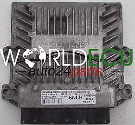 CENTRALINA DO MOTORE FORD C-MAX 2.0 TDCI SIEMENS 5WS40028M-T, 5WS40028MT, FoMoCo 3M5A-12A650-HK, 3M5A12A650HK, 6NLK,  SID 803