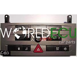 UNITE AFFICHAGE CLIMATRONIC PEUGEOT 407 VISTEON VP4PUH18C612CL, VP4PUH-18C612-CL, 96610448YW, 96610448 YW, 96 610 448 YW 00 D2 FRTA-
